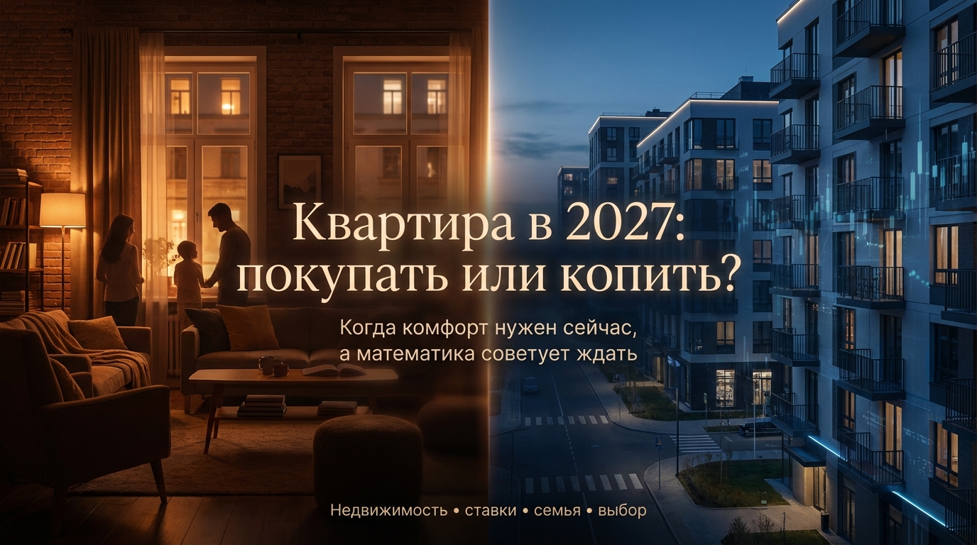 Синдром отложенной жизни инвестора: переплатить банку сейчас или терпеть тесноту ради капитала?