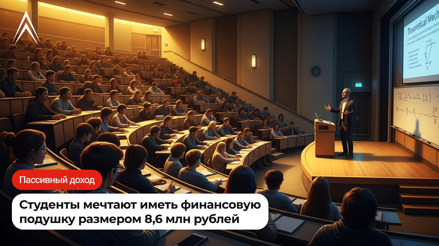 Студенты мечтают иметь финансовую подушку размером ₽8,6 млн