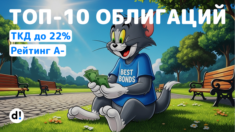 🔥 10 облигаций для создания пассивного дохода. Ежемесячные купоны с доходностью до 22% на один год и более