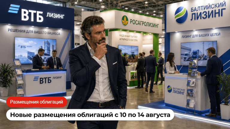 Дочка ВТБ с отличной премией, купоны до 32%. Новые размещения облигаций с 10 по 14 августа. Есть доходность или только обещания?