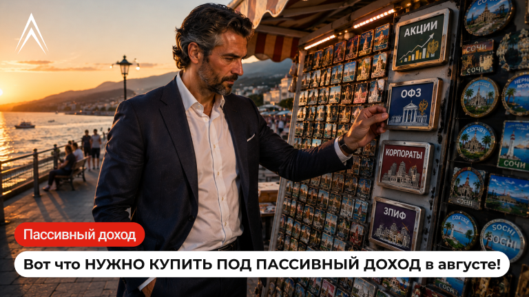 Вот что НУЖНО КУПИТЬ ПОД ПАССИВНЫЙ ДОХОД в августе! Показываю свой план покупок
