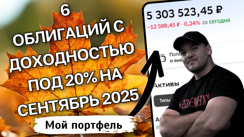 ТОП-6 облигаций с ежемесячным фиксированным купоном и доходностью под 20% для покупки прямо сейчас!
