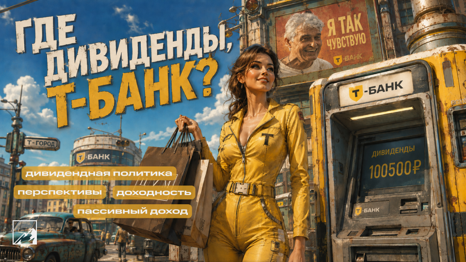 🏦 Где дивиденды, Т-Банк? Стоит ли покупать акции Т-Технологий под пассивный доход? Дивидендная политика, показатели, перспективы