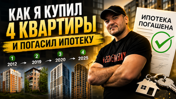 Как я, начав с нуля, купил 4 квартиры: стратегия, которая сработала
