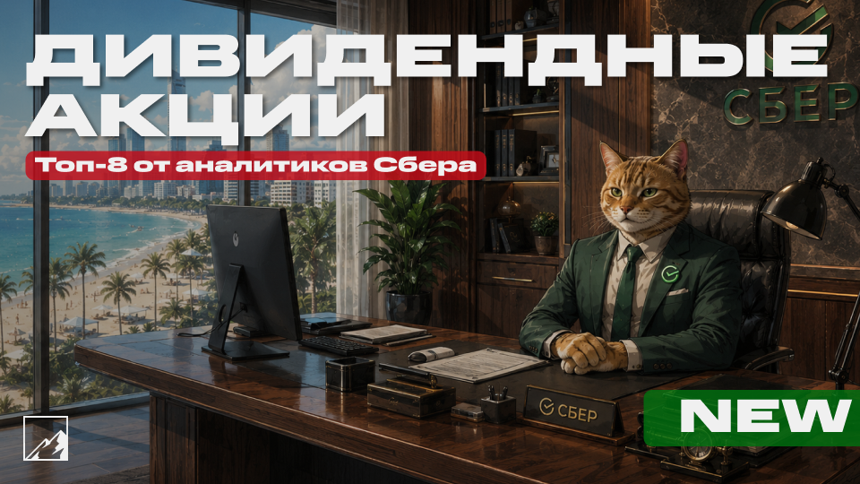 🚀 Топ-8 лучших дивидендных акций от Сбера. Самый свежий летний топ