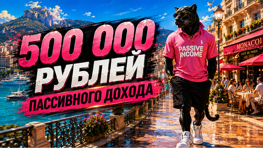 🔥 Первые ₽500 000 пассивного дохода. Следующая остановка – миллион