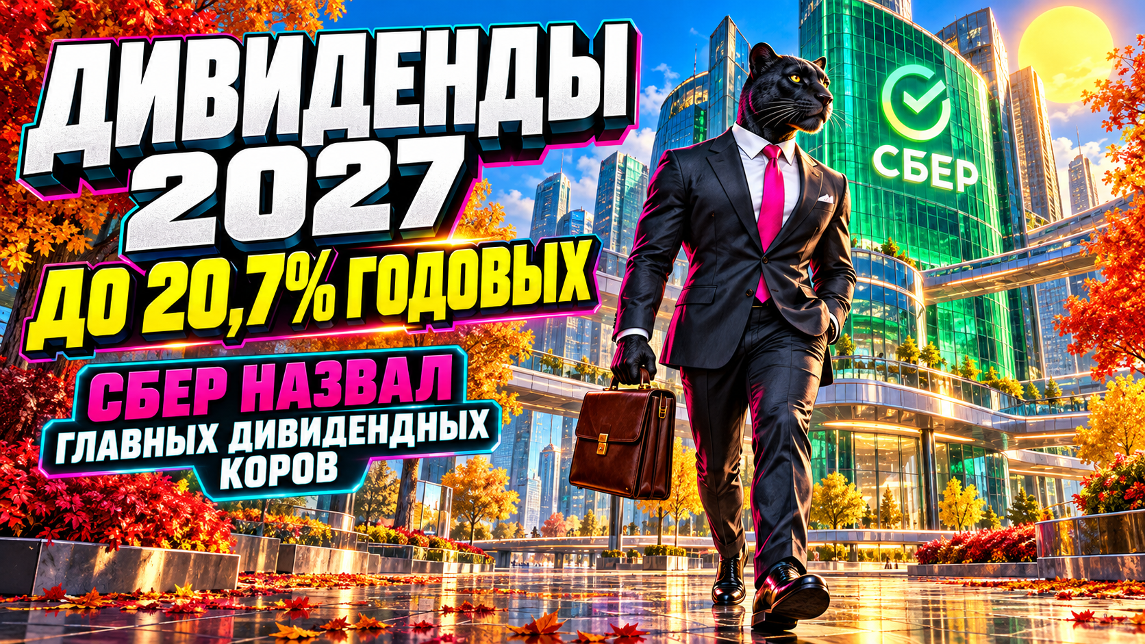 🔥 ДО 20,7% ДИВИДЕНДАМИ В 2027 ГОДУ. 7 компаний с высокими дивидендами от аналитиков Сбера