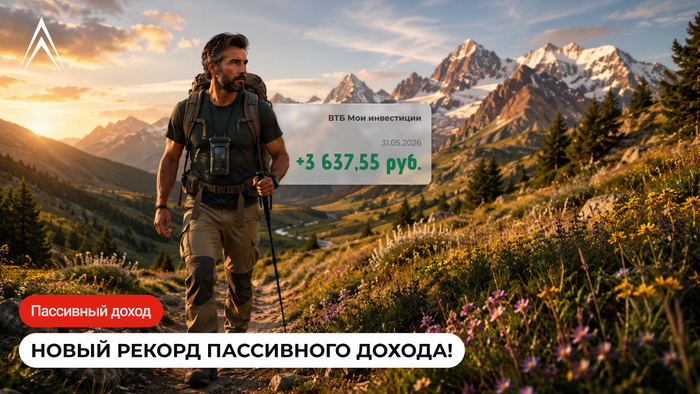 НОВЫЙ РЕКОРД ПАССИВНОГО ДОХОДА! 3 637 рублей за май! Более 30 000 на год вперед!