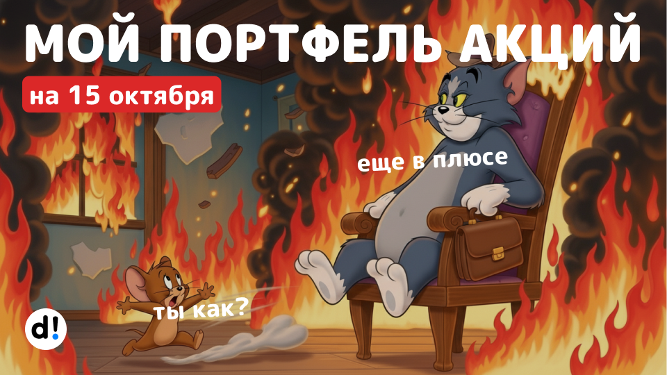 Мой портфель и актуальный состав акций на 15 октября 2025 года