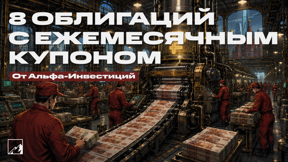 🅰️ Лучшие корпоративные облигации с ежемесячным купоном от Альфа-Инвестиций