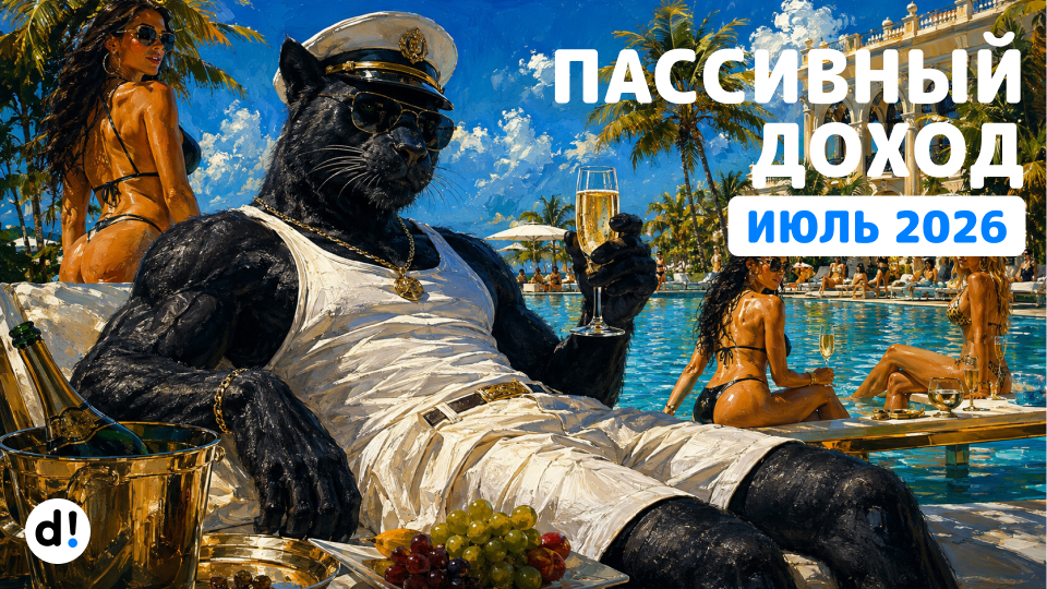 🚀 Пассивный доход в июле ₽26 380. Сколько получил за 2026 год?