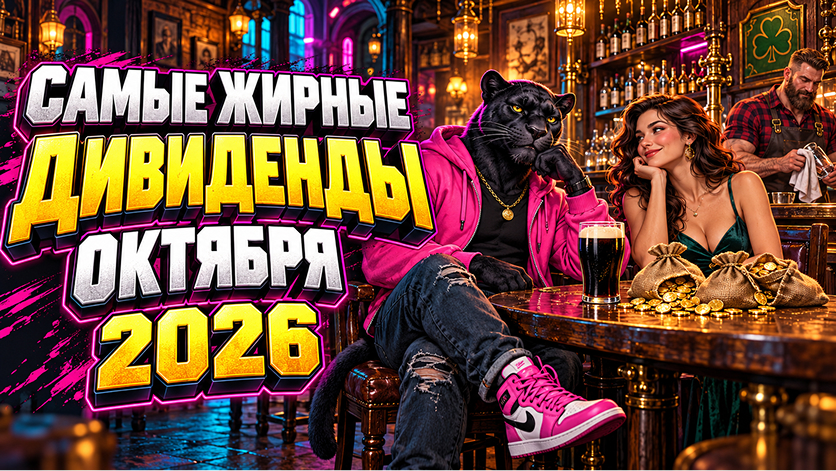 💰 ТОП-5 самых жирных дивидендов октября 2026. Кто и сколько заплатит?