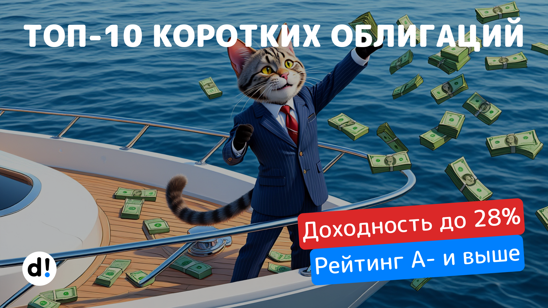 10 лучших коротких облигаций с самой высокой доходностью до 28% с погашением в 2025 году