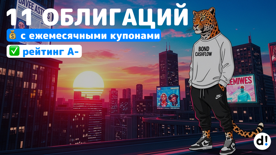 💰 11 облигаций с ежемесячными купонами от 17% до 24% для пассивного дохода
