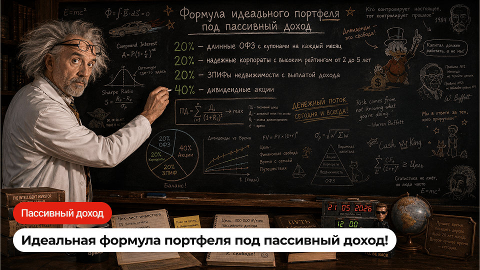 Идеальная структура портфеля под пассивный доход