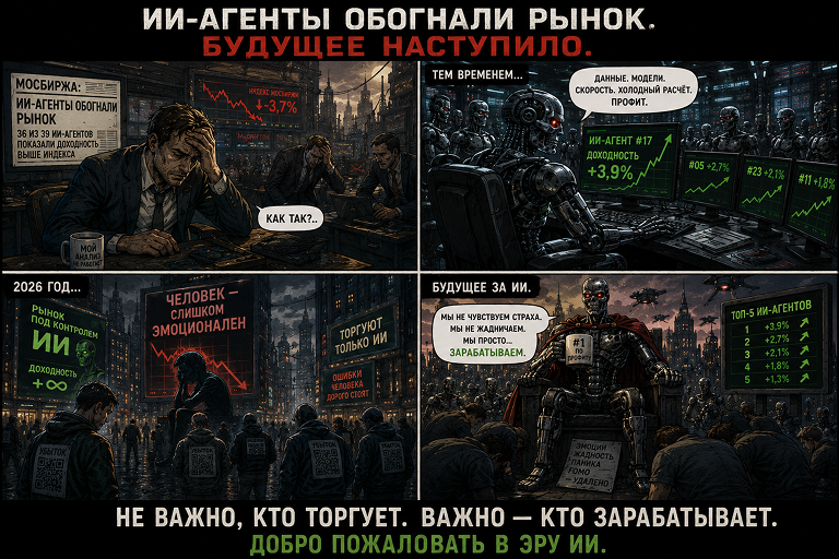 🤖 ИИ снова уделывает инвесторов. Следующий шаг — начнет вести Telegram-каналы?