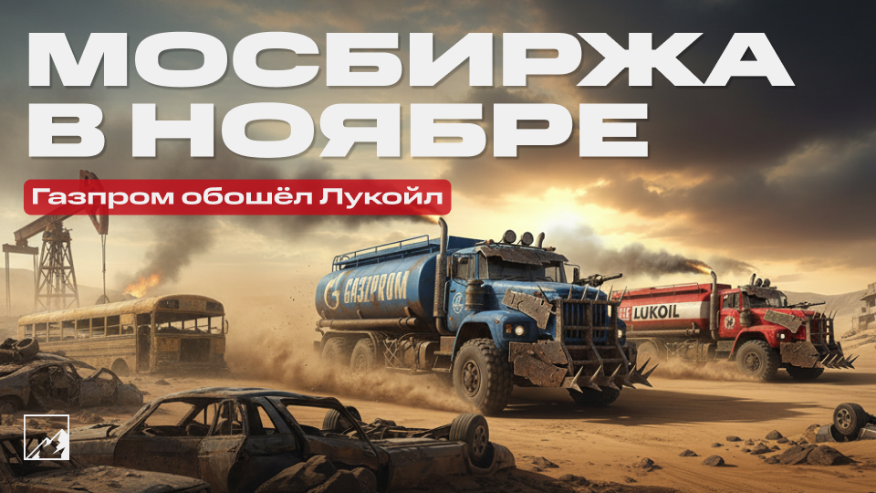 🚀 Как 2,8 млн инвесторов в ноябре инвестировали. Хорошо закупились облигациями, а акциии на обвале продали. Газпром обогнал Лукойл!