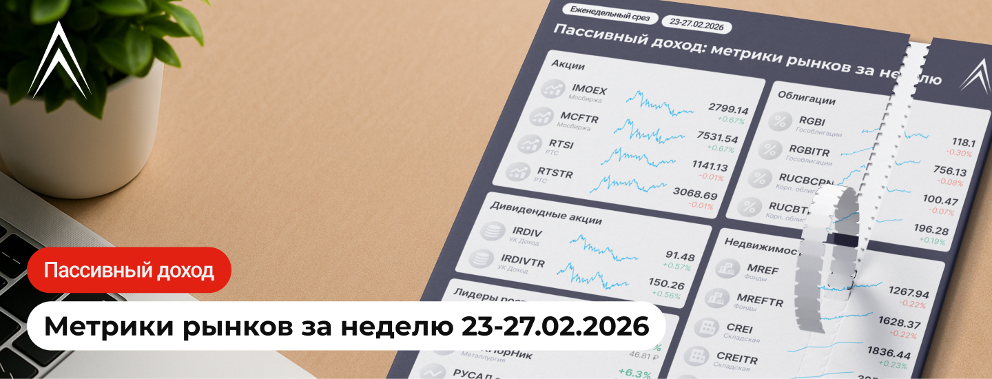 РЫНКИ ЛИХОРАДИТ! Пассивный доход: метрики рынков за неделю в инфографике