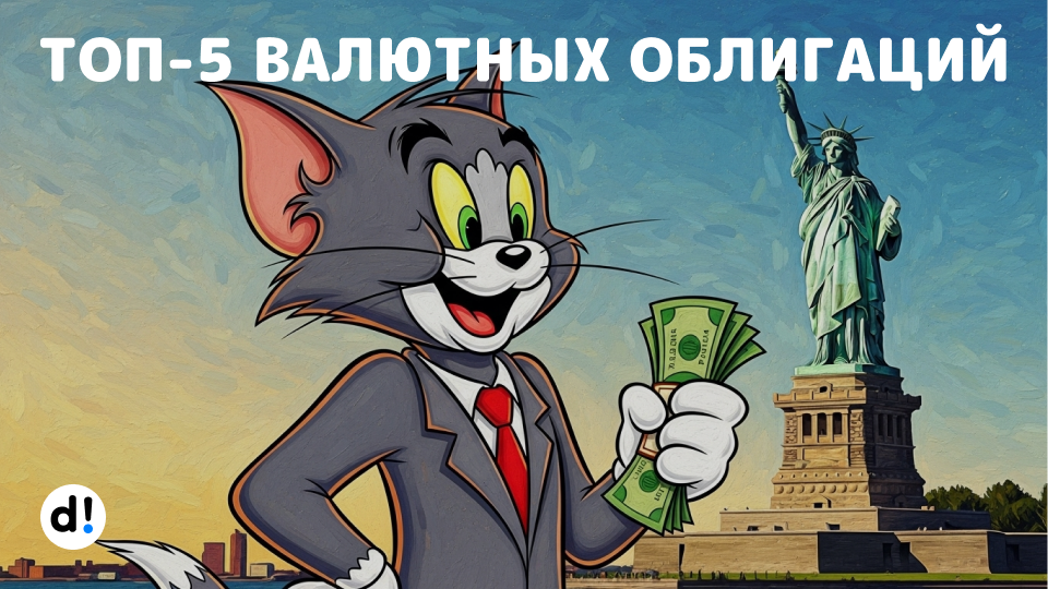 🔥 Самые народные из народных. ТОП-5 валютных облигаций. ТКД от 6% до 12% в баксах