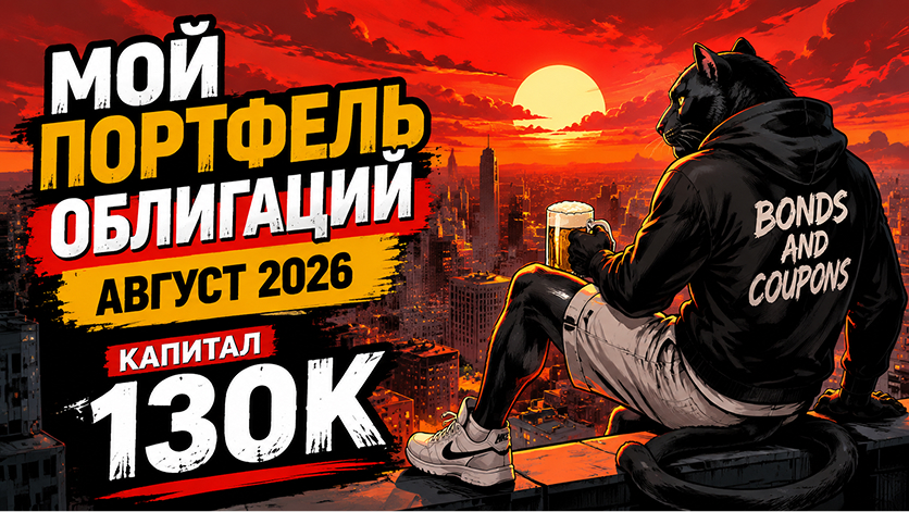 🔥 Формирую пассивный доход на купонах. Мой портфель облигаций. Август 2026