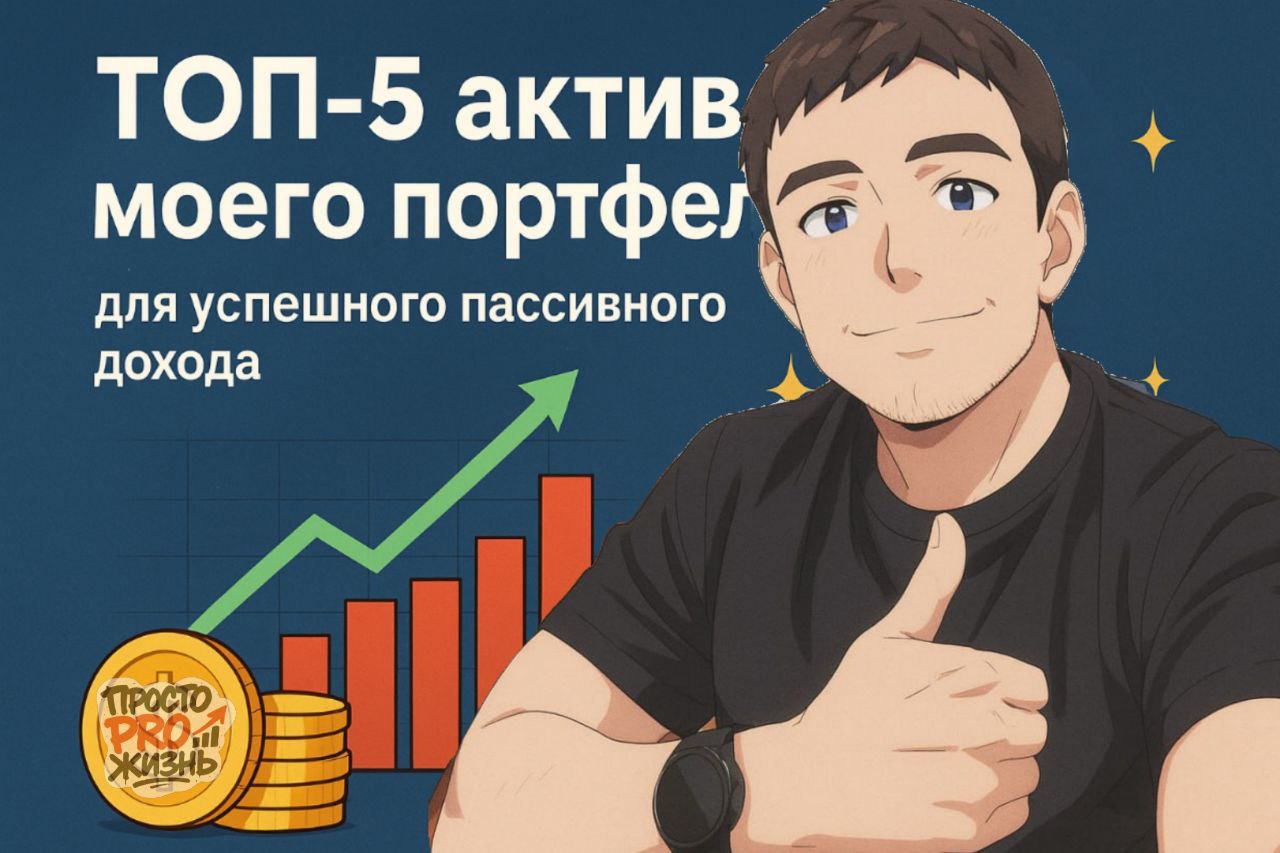 ТОП-5 активов моего портфеля для успешного пассивного дохода