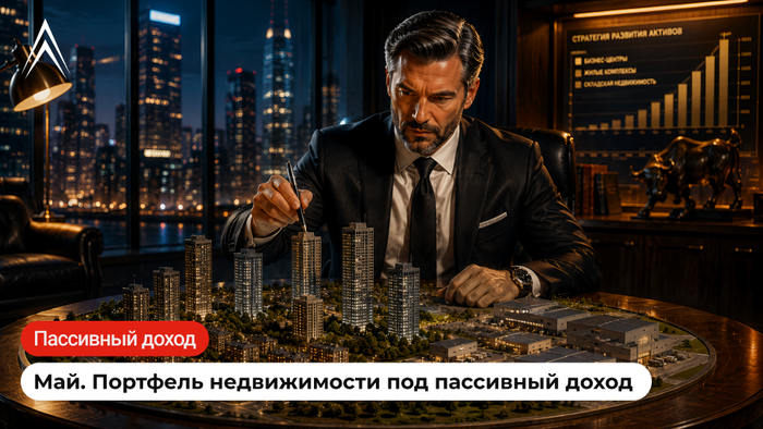 Портфель недвижимости под пассивный доход. Май