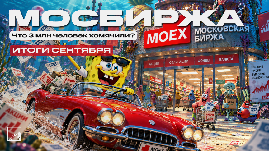 🚀 Наконец-то инвесторы всё поняли! Что 3 миллиона инвесторов в сентябре нахомячили? Спойлер: НЕ АКЦИИ