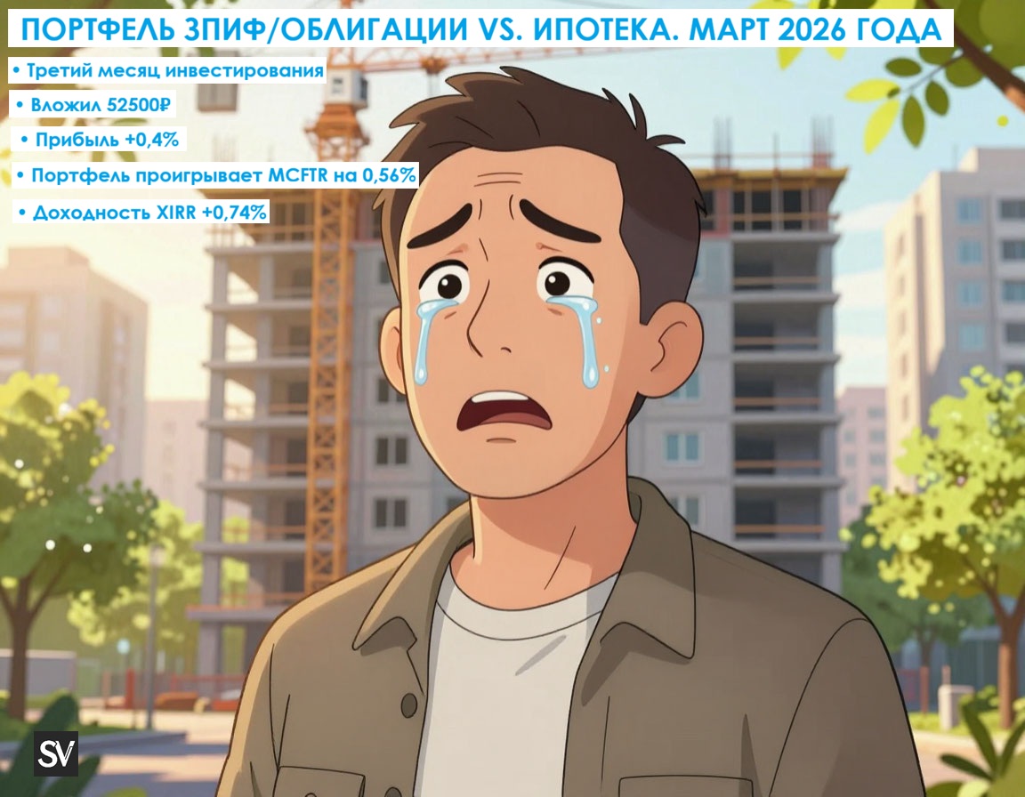 Портфель ЗПИФ/Облигации застройщиков vs. Арктическая ипотека. Март 2026 г.