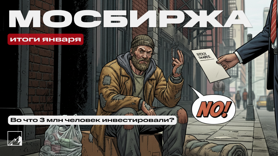🚀 Как 3 миллиона инвесторов в январе инвестировали. Покупали облигации, а на акции забили болт
