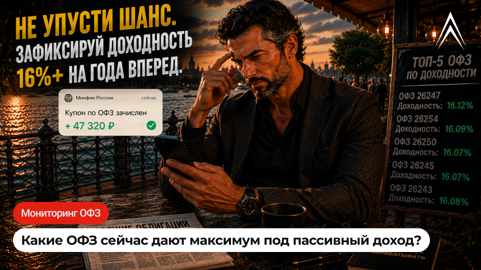 Доходность выше 16%! Какие ОФЗ сейчас дают максимум под пассивный доход?