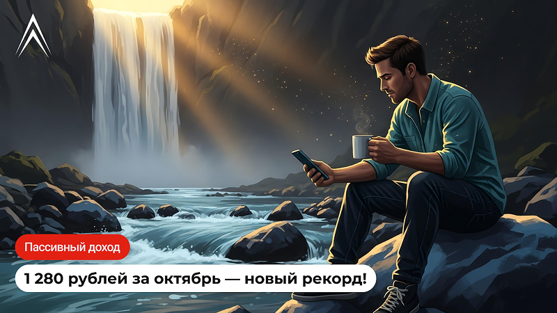 Мой пассивный доход. 1 280 рублей за октябрь — новый рекорд!