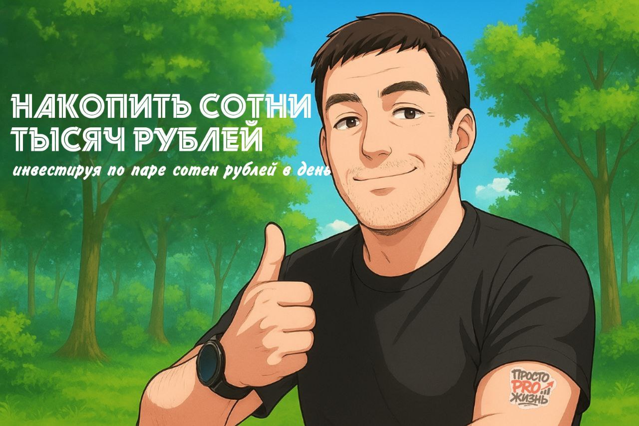 Как накопить сотни тысяч рублей, инвестируя по паре сотен в день