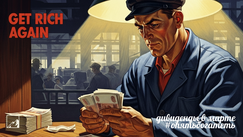 🔥 Дивиденды марта. Ну вот, опять богатеть