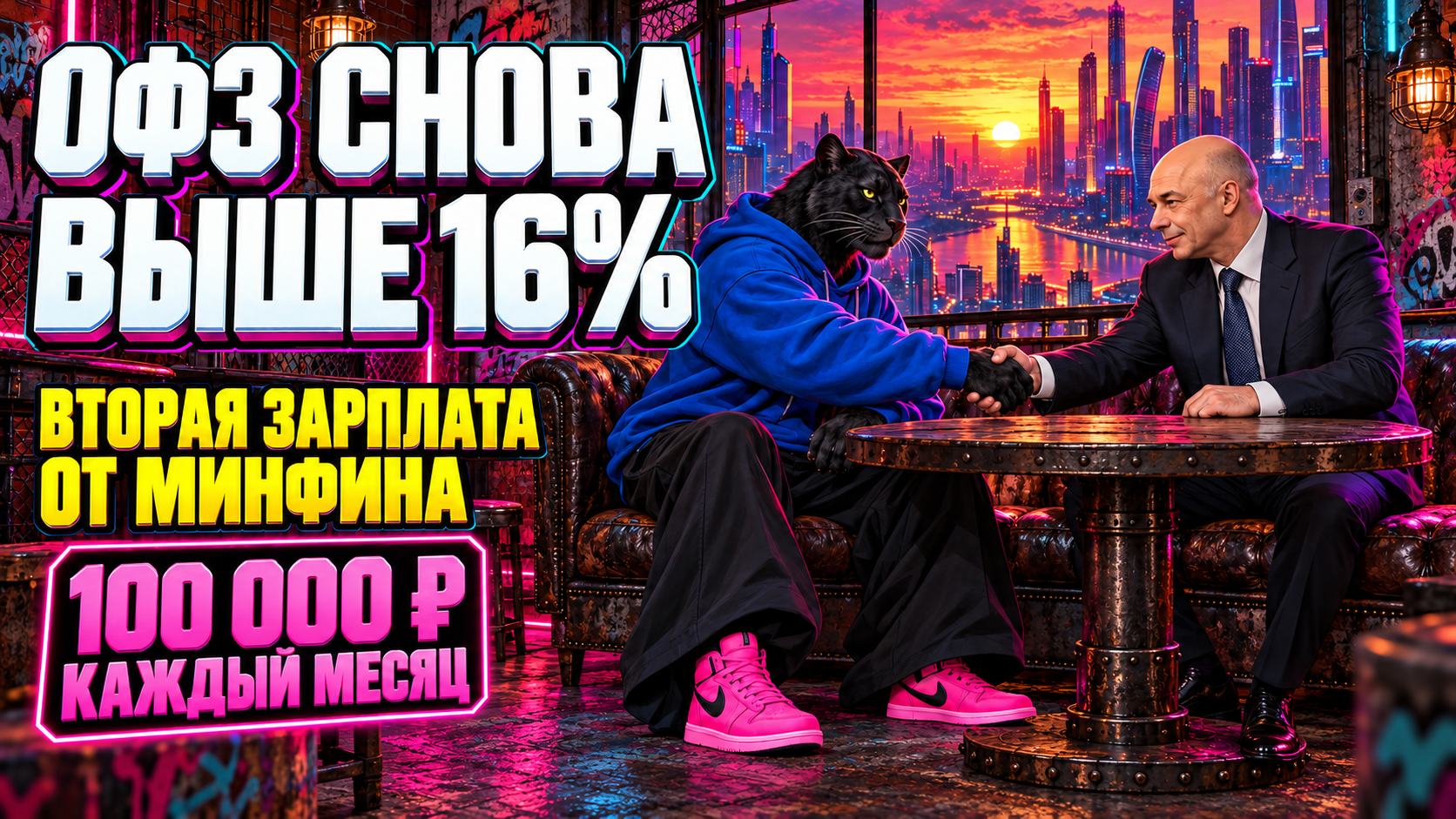 💵 Доходность длинных ОФЗ снова выше 16%. Собираем «вторую зарплату» от Минфина