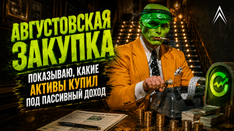 Августовская закупка под пассивный доход. Показываю, какие активы купил!