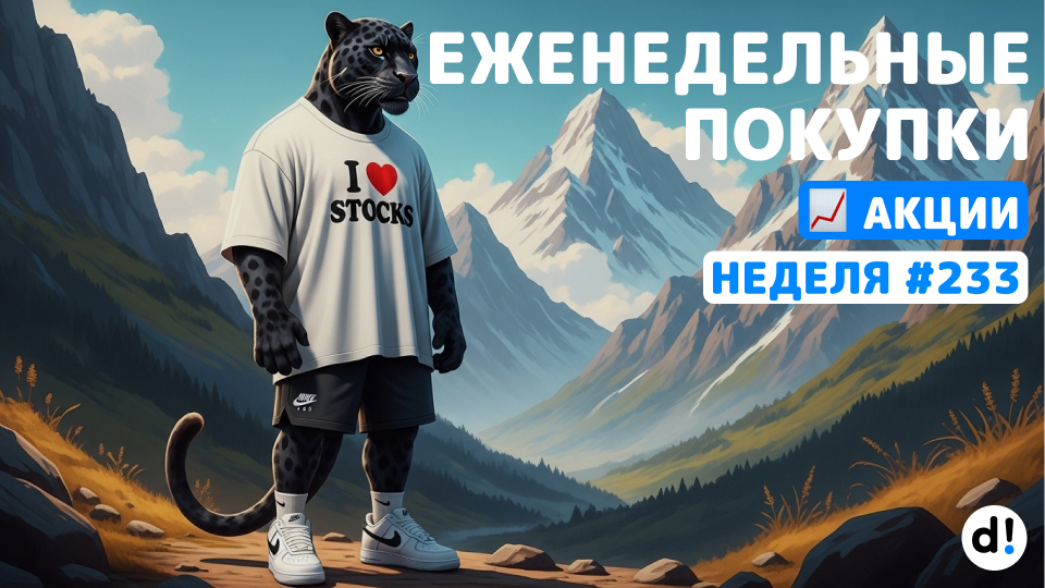 🚀 Очередная покупка акций. формирую доход на фондовом рынке. Еженедельные инвестиции. Выпуск #233