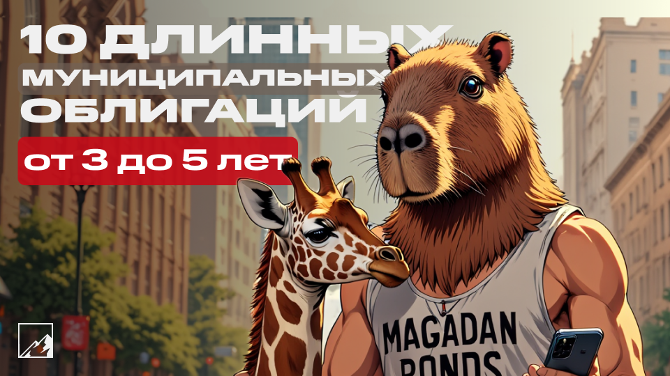 🦒 10 самых длинных муниципальных облигаций — от 3 до 5 лет