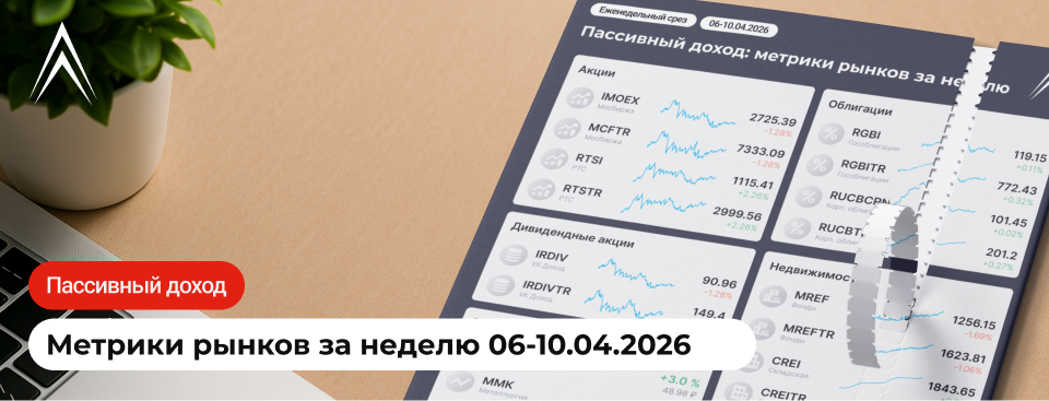 MAKE ₽ GREAT AGAIN! Пассивный доход: метрики рынков за неделю в инфографике
