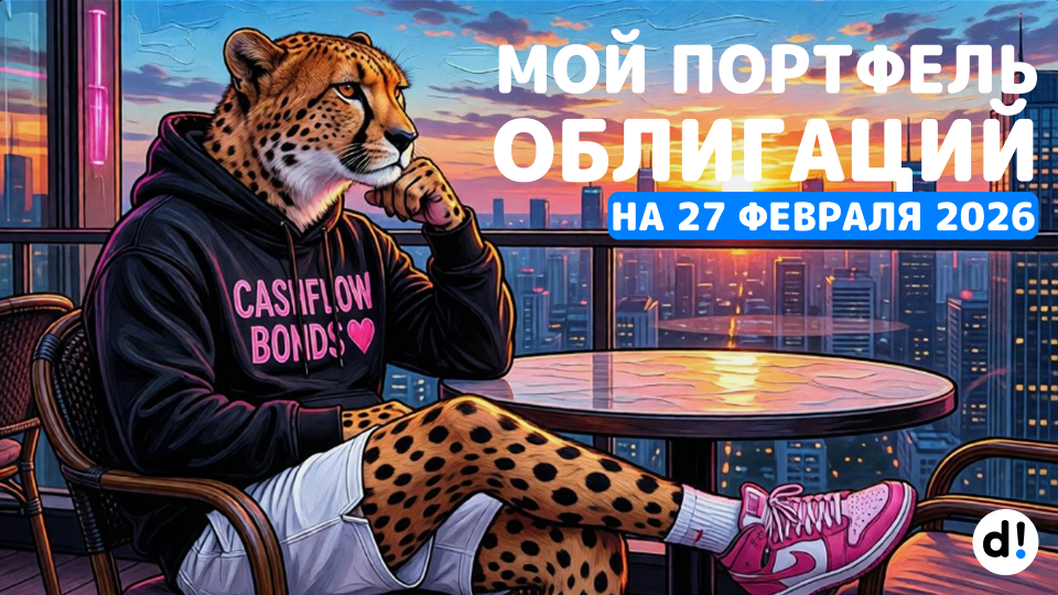🔥 Создаю доход на купонах. Мой портфель облигаций на 27 февраля 2026