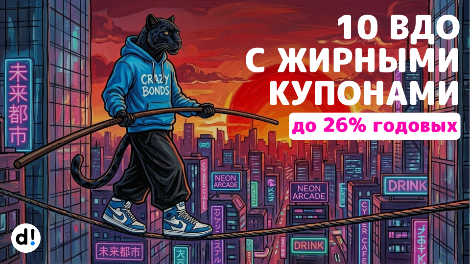🚀 10 высокодоходных облигаций с текущей доходностью от 19% до 26% годовых