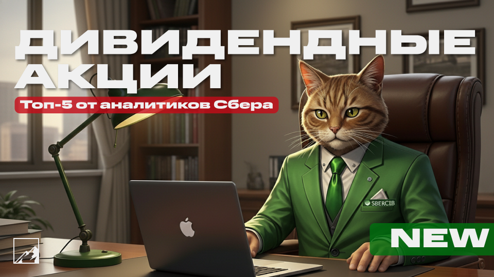 🥶 Топ-5 лучших дивидендных акций от Сбера. Свежий, зимний