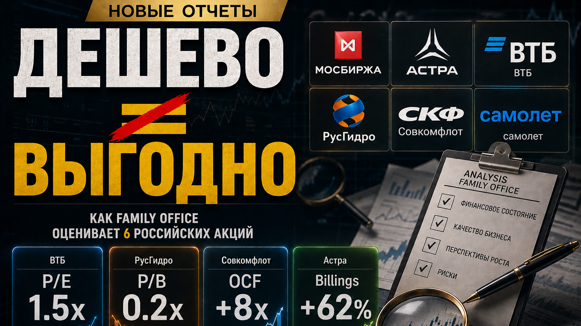 Вышли новые отчеты. Как мы оцениваем 6 российских отчетов МСФО