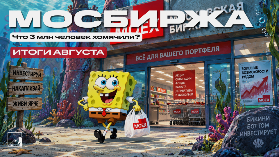 🚀 И снова акции никому не нужны, а облигации — ТОП! Что 3 миллиона инвесторов в августе нахомячили?
