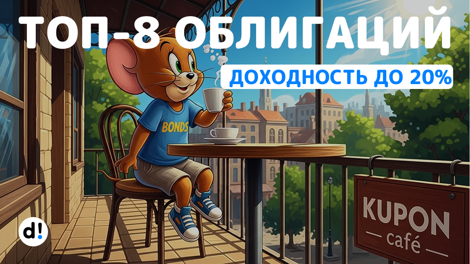 🔥 8 облигаций для формирования второй зарплаты. Купоны с доходностью до 20% на один год и более. Рейтинг АА- и А+