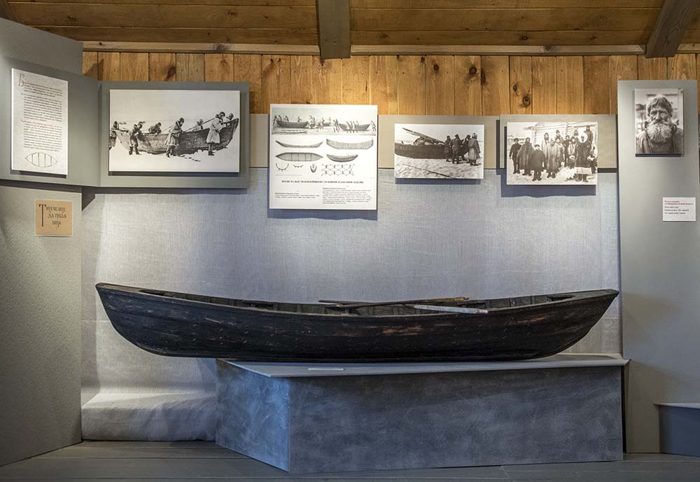 Макет весновального карбаса