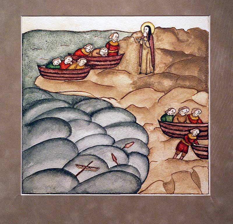 XVIII. Чудо прп. Иринарха – предсказание бури на море