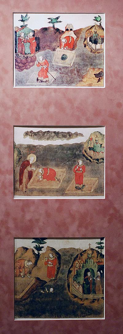 XV. Чудо прпп. Зосимы и Савватия – спасение работника Андрея, унесенного в море на црене