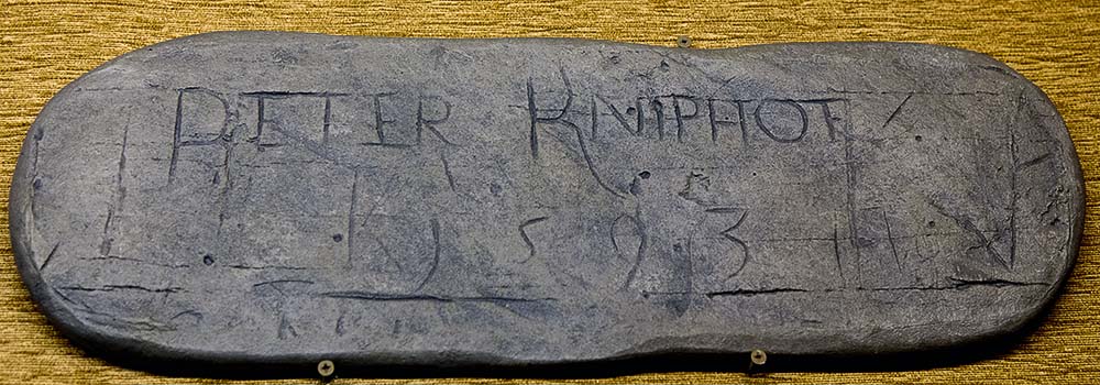 Автограф Питера Книпхофа