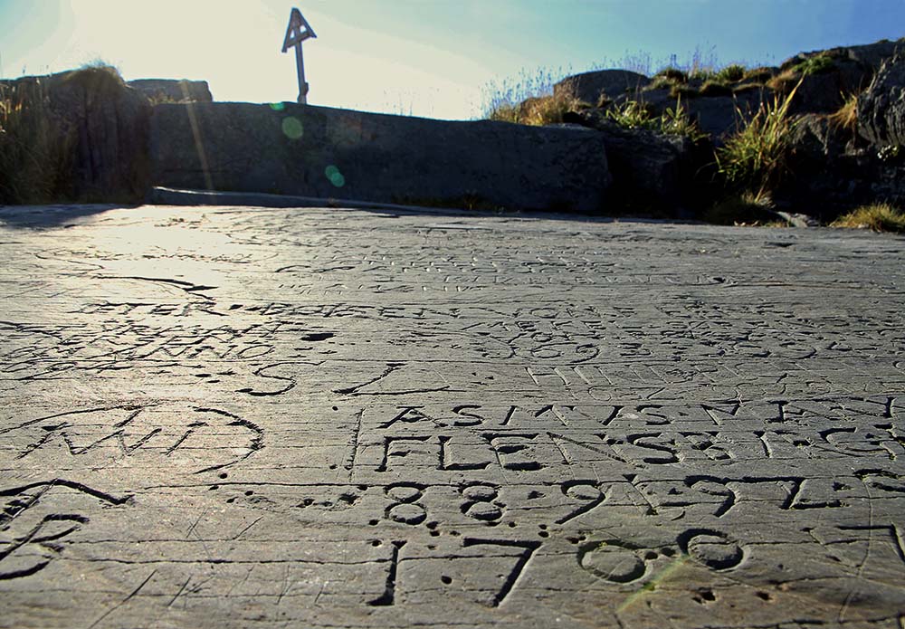 Аникиев камень. Вид от поверхности
