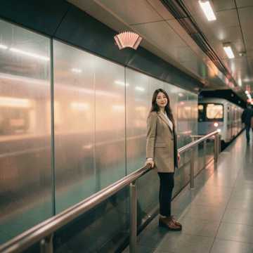 В метро на счастье